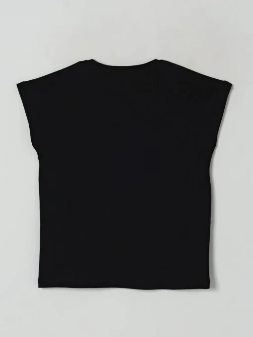 T-shirt in cotone con logo di perline Blauer