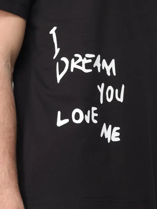 T-shirt in cotone con logo EA7