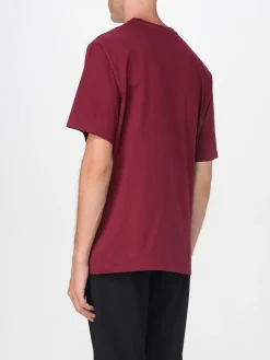 T-shirt in cotone con logo Ferrari