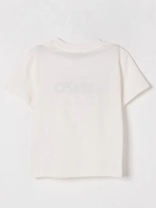 T-shirt in cotone con logo Kenzo Kids