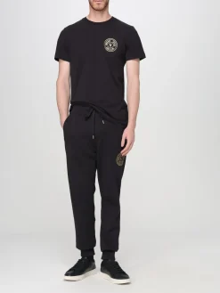 T-shirt in cotone con logo Versace Jeans Couture