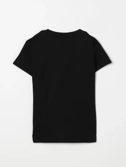 T-shirt in cotone con logo Balmain