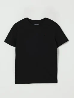 T-shirt in cotone con logo Tommy Hilfiger