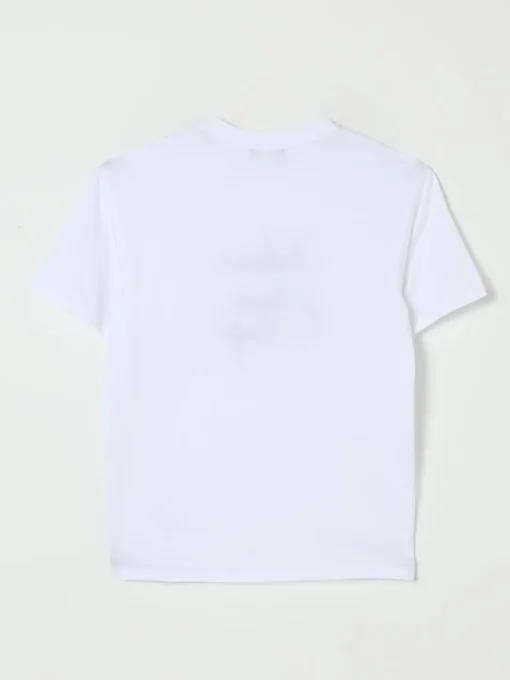 T-shirt in cotone con logo Balmain