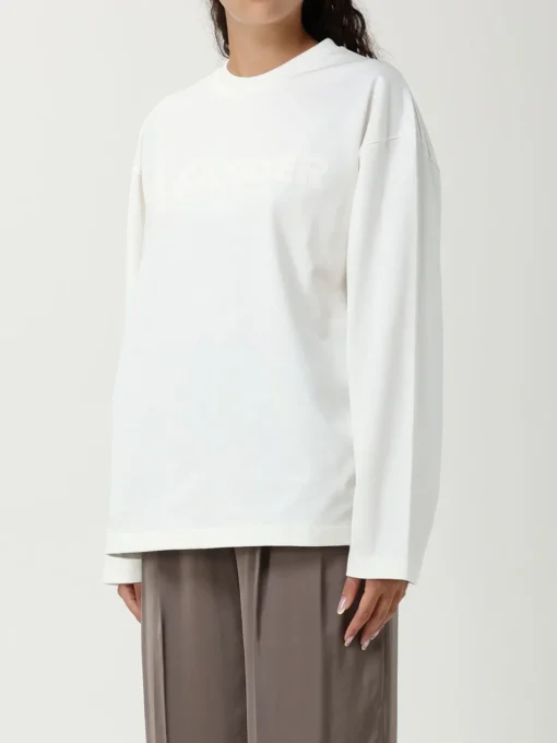 T-shirt in cotone con logo Jil Sander