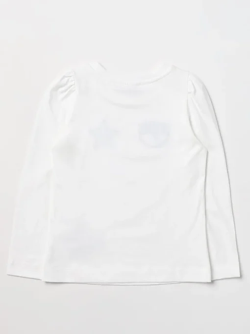 T-shirt in cotone con logo Chiara Ferragni