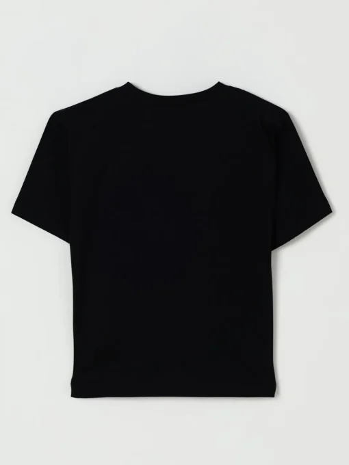 T-shirt in cotone con maxi logo Moschino
