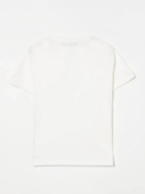 T-shirt in cotone con mini logo Emporio Armani