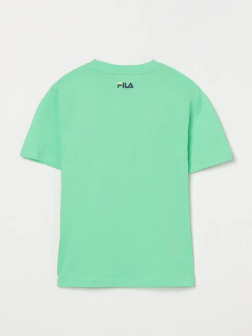 T-shirt in cotone con stampa logo Fila