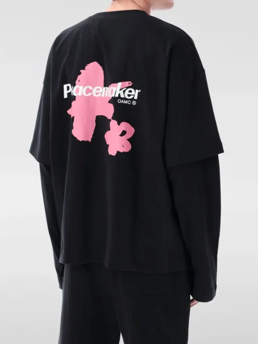 T-shirt in cotone con stampa grafica Oamc
