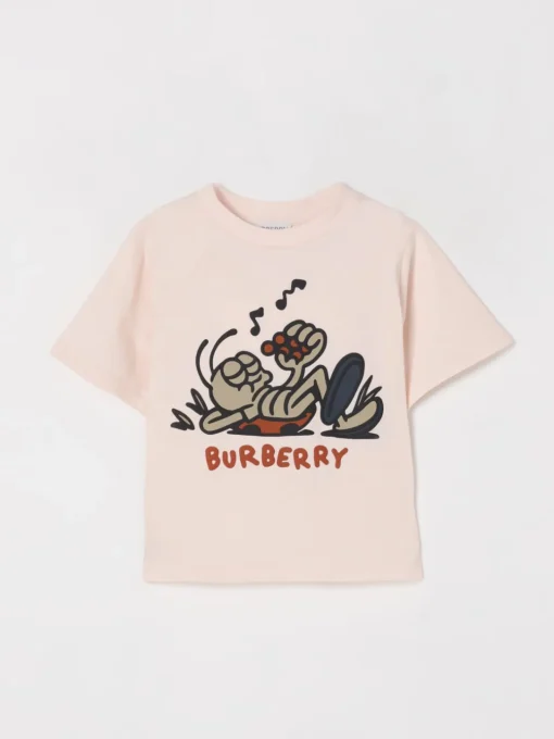 T-shirt in cotone con stampa Bee Burberry