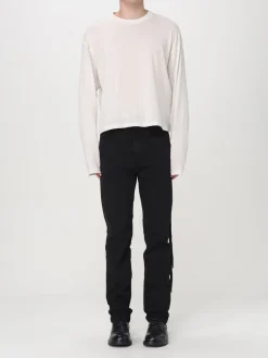 T-shirt in cotone con stampa posteriore Jil Sander