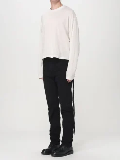 T-shirt in cotone con stampa posteriore Jil Sander