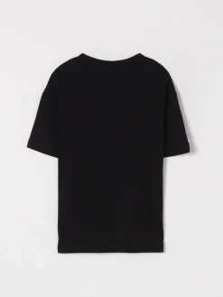 T-shirt in cotone con stampa logo MSGM Kids