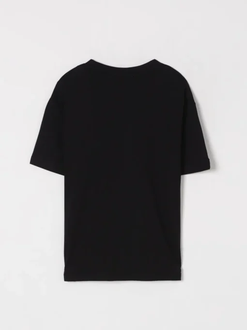 T-shirt in cotone con stampa logo MSGM Kids