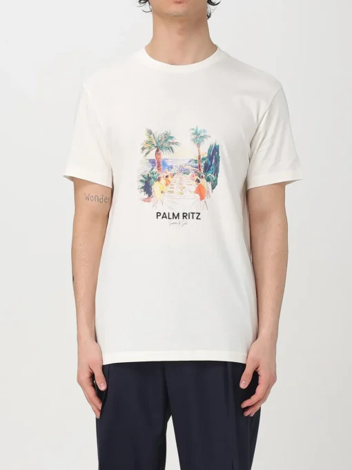 T-shirt in cotone con stampa grafica Manuel Ritz
