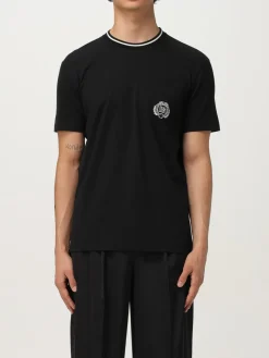 T-shirt in cotone con stemma DG Dolce & Gabbana