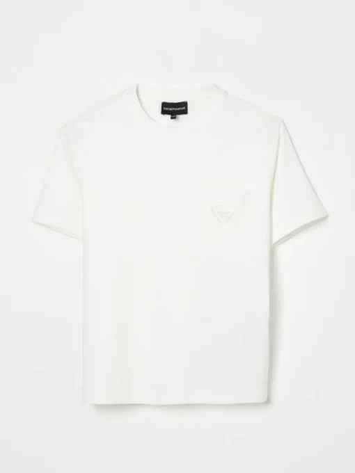 T-shirt in cotone Emporio Armani con mini logo