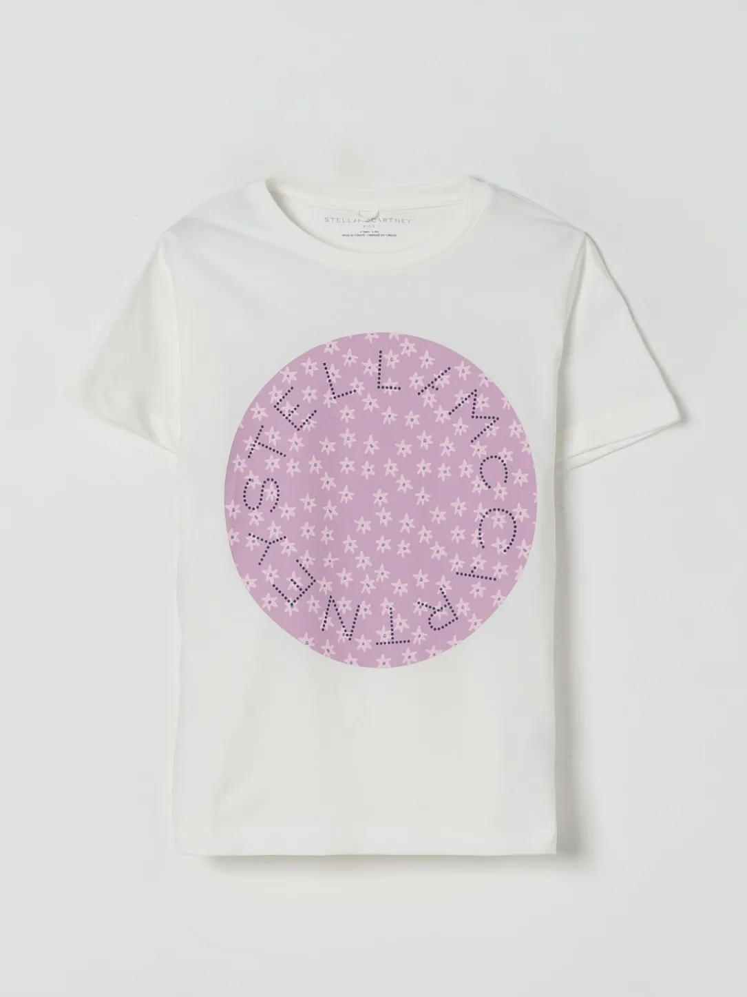 T-shirt in cotone stampata Stella McCartney Kids