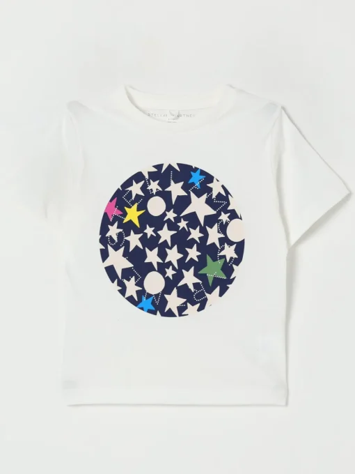T-shirt in cotone stampata Stella McCartney Kids