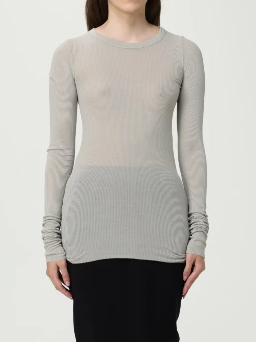 T-shirt in cotone trasparente Rick Owens