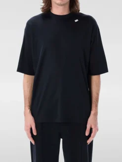 T-shirt in lyocell e cotone Emporio Armani