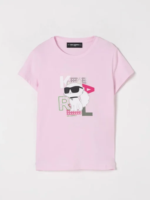 T-shirt Karl Lagerfeld in cotone con stampa
