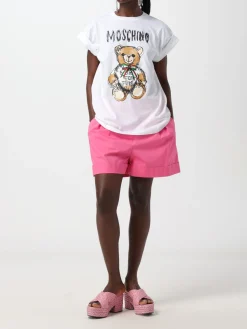 T-shirt Moschino Couture in cotone con logo