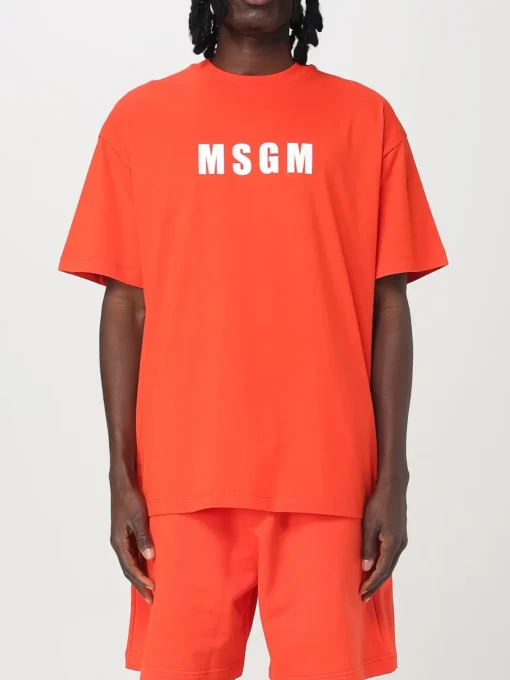 T-shirt oversize con logo MSGM Kids