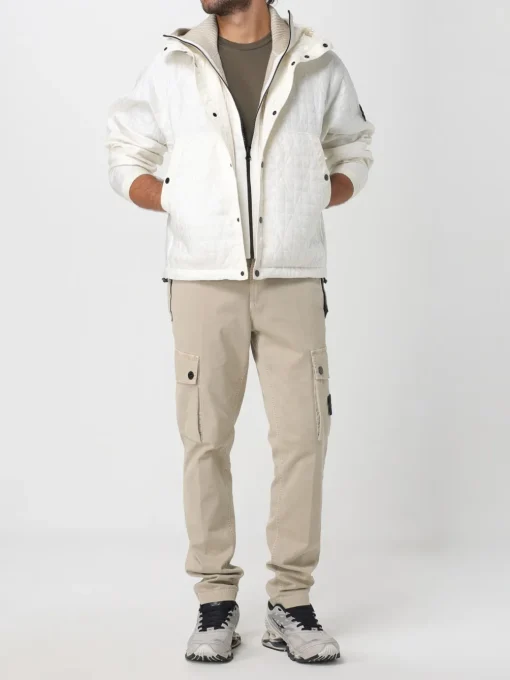 T-shirt Stone Island in cotone con logo