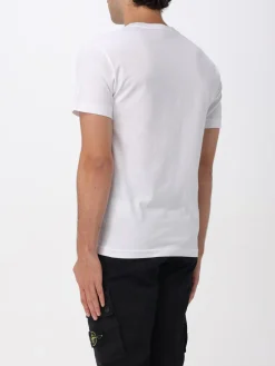 T-shirt Stone Island in cotone con logo