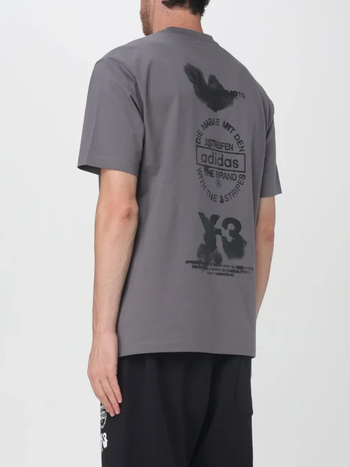 T-shirt Y-3 in cotone con logo posteriore