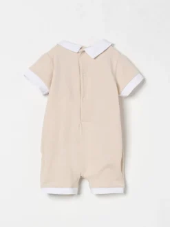 Tuta corta in cotone Teddy Le Bebe'
