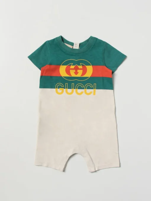 Tuta Gucci in cotone con monogram GG stampato