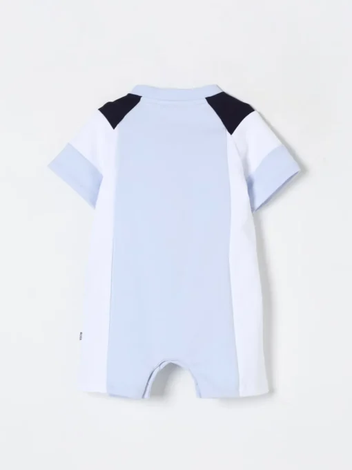 Tuta in cotone con logo Boss