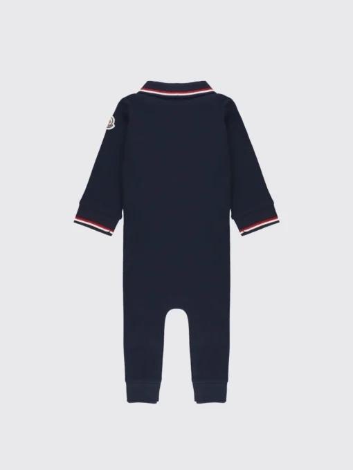 Tuta in cotone con logo Moncler