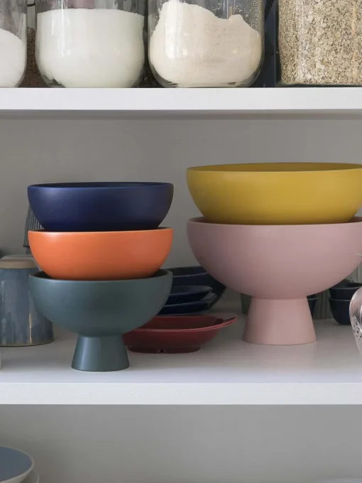 Vaso Strøm medio Raawii in ceramica