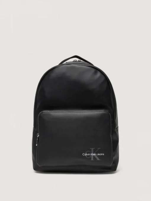 Zaino in pelle sintetica con logo Calvin Klein