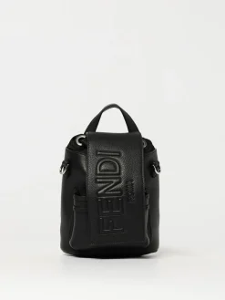 Zaino mini Strike Cher in pelle di vitello Fendi