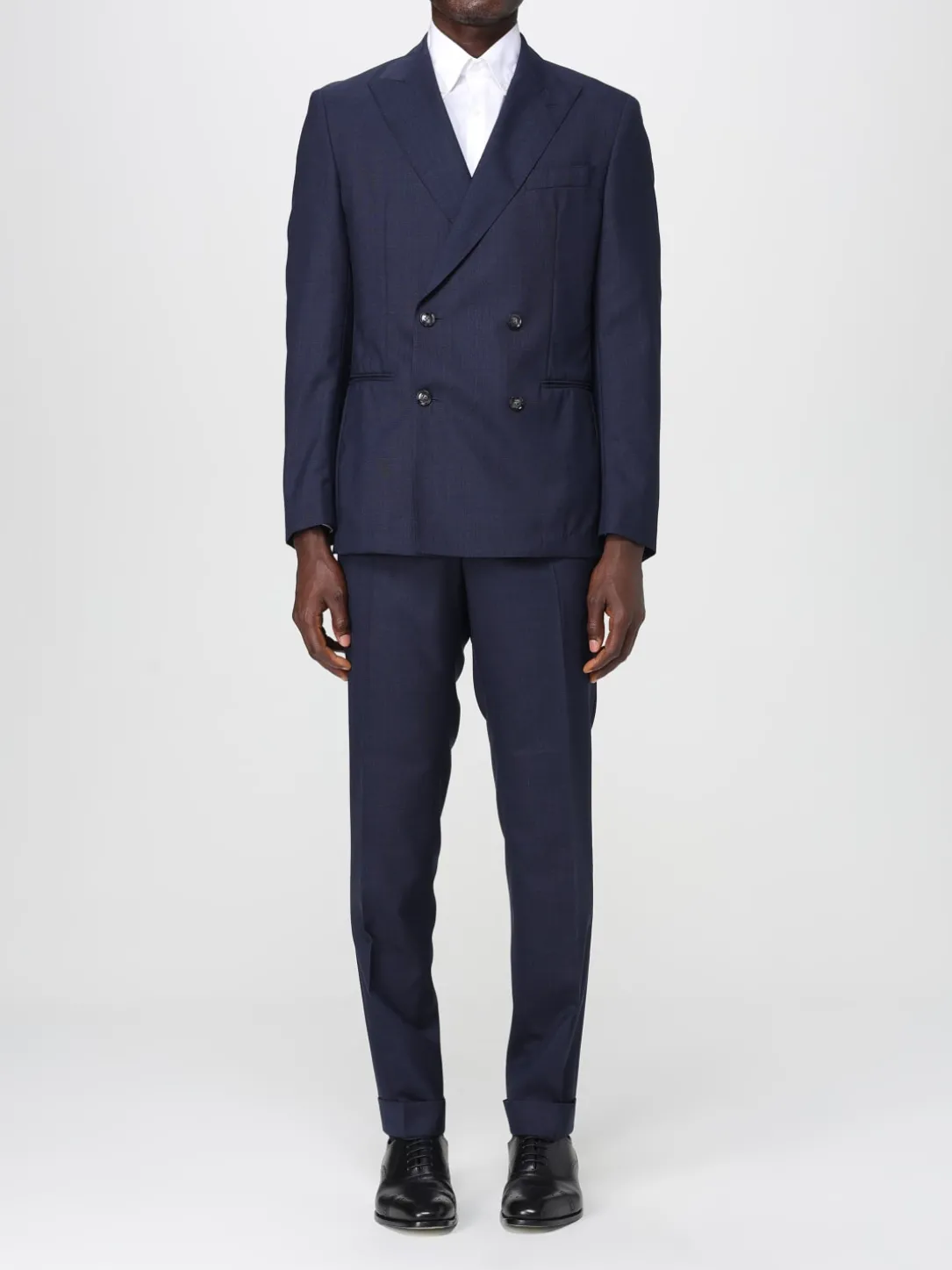 Abito a doppiopetto Boss in lana vergine