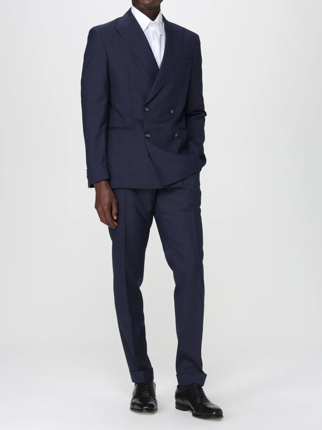 Abito a doppiopetto Boss in lana vergine