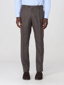 Abito a doppiopetto in lana e seta Lardini