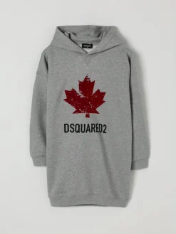 Abito a felpa con maxi logo Dsquared2