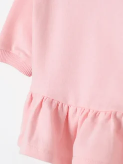 Abito a felpa in cotone Moschino