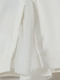 Abito a felpa stampata in cotone Monnalisa