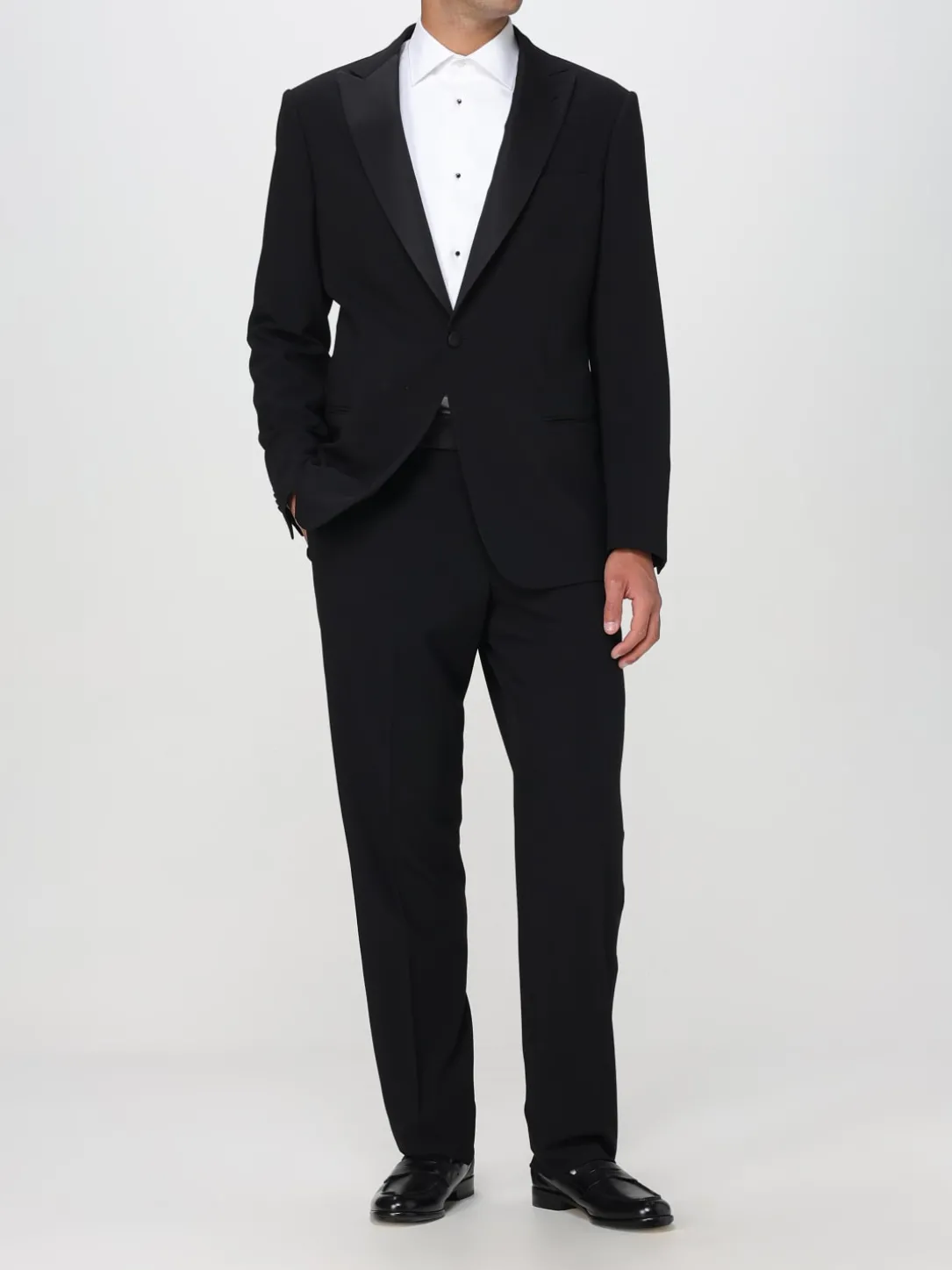 Abito a monopetto Giorgio Armani in seta e lana vergine