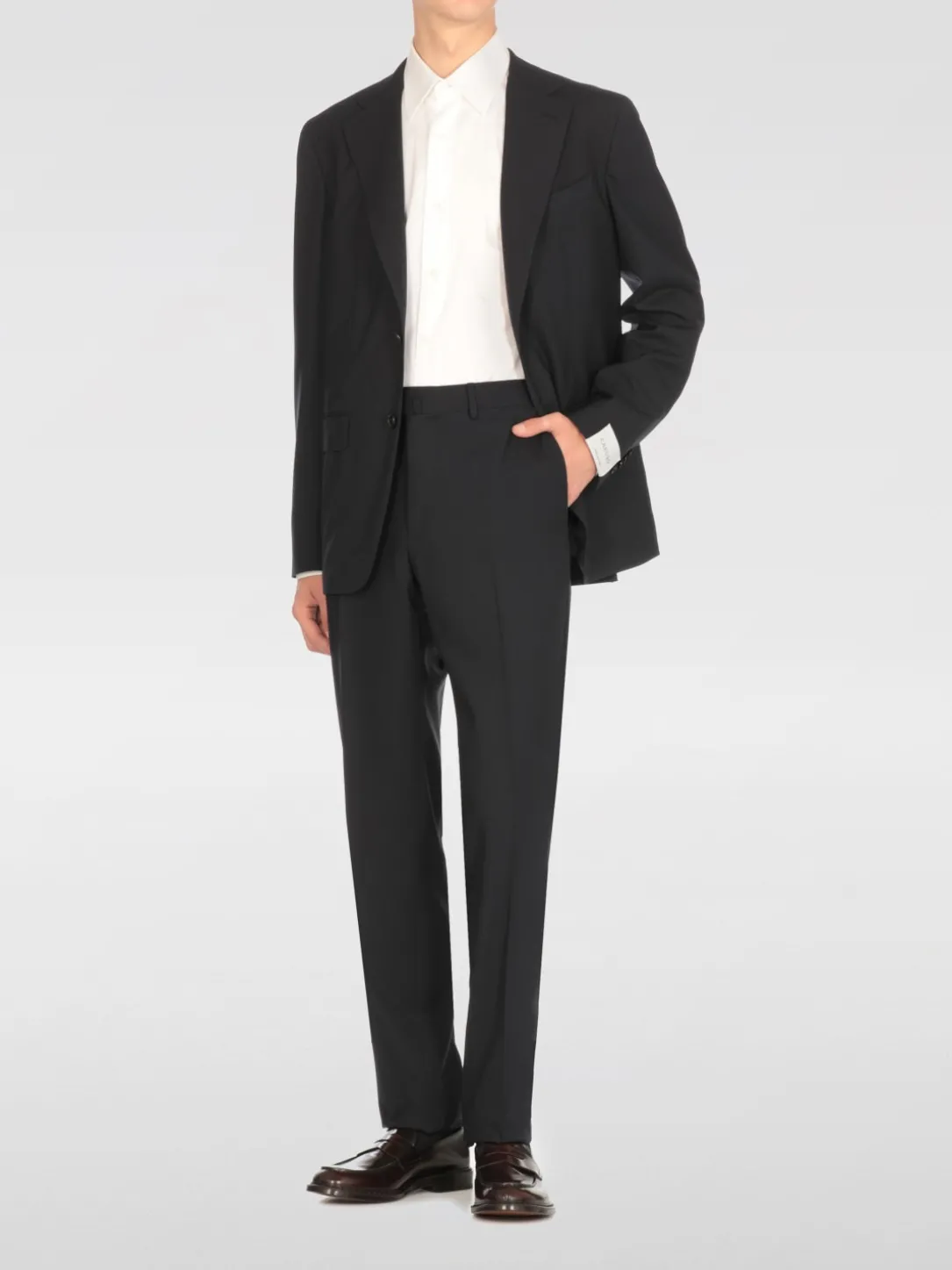 Abito a monopetto in in lana Caruso