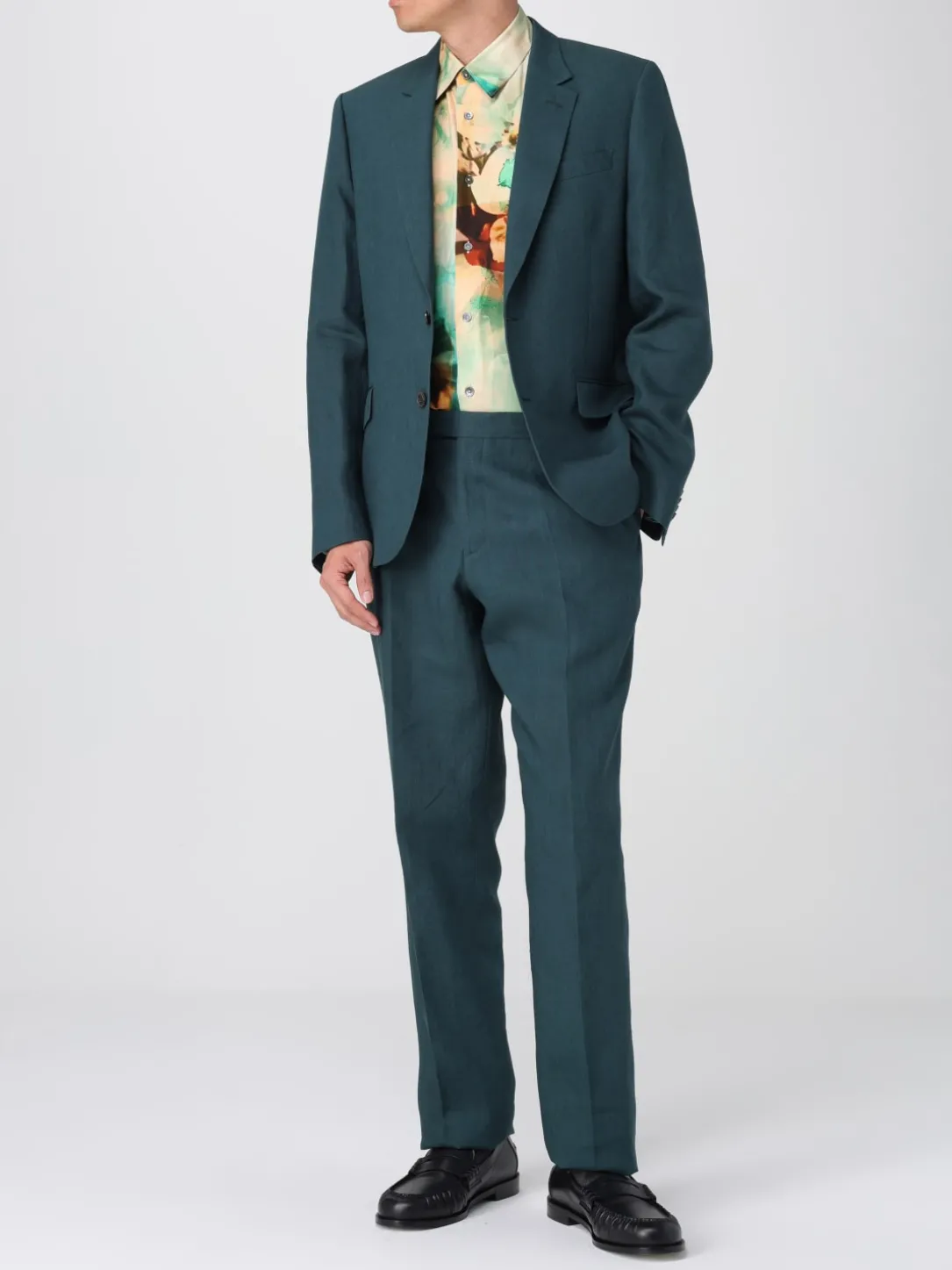 Abito a monopetto in lino Paul Smith