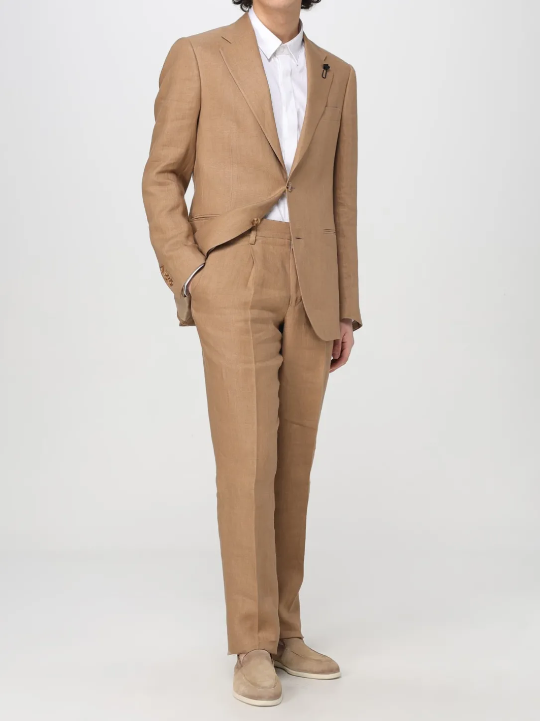 Abito a monopetto in lino Lardini