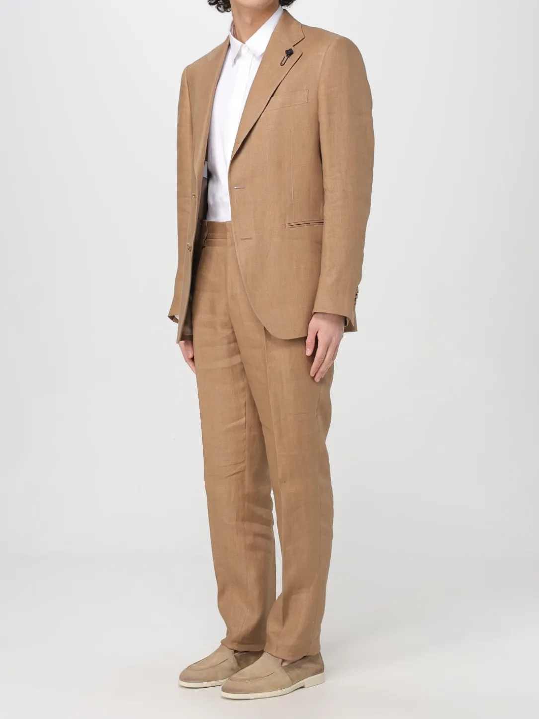 Abito a monopetto in lino Lardini